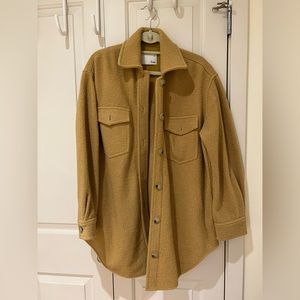 Aritzia - Wilfred Free - the original shirt jacket in yellow - good condition